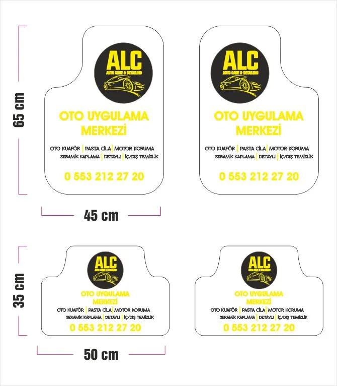 1000 Özel Şekil 2 Renk Oto Paspas
