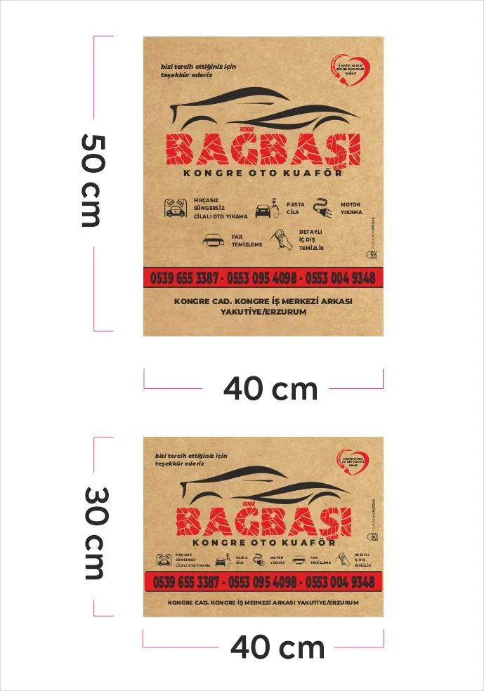 1000 Kraft Kağıt İkili Set 2 Renk Oto Paspas