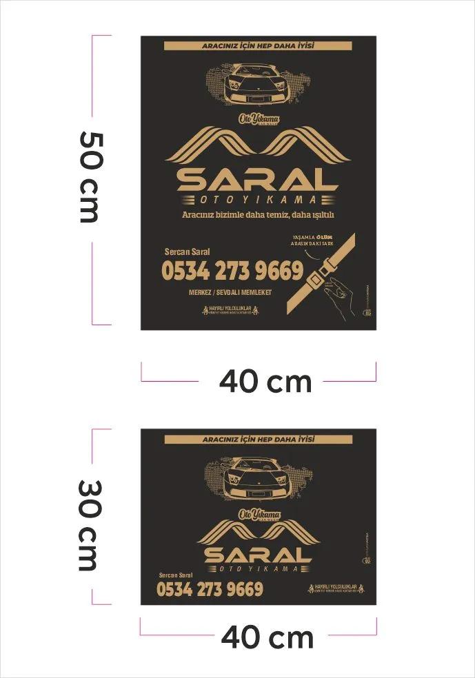 10000 Kraft Kağıt İkili Set Siyah Zemin Tek Renk Oto Paspas