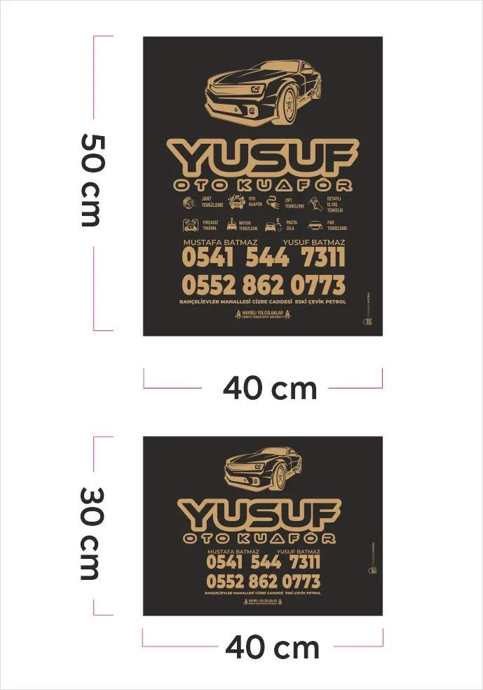 10000 Kraft Kağıt İkili Set Siyah Zemin Tek Renk Oto Paspas