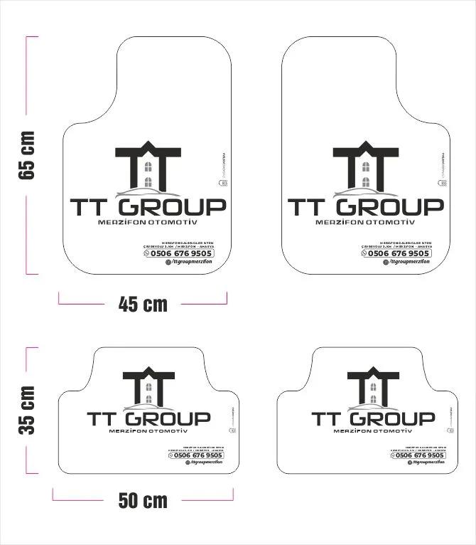 10000 Özel Şekil Tek Renk Oto Paspas
