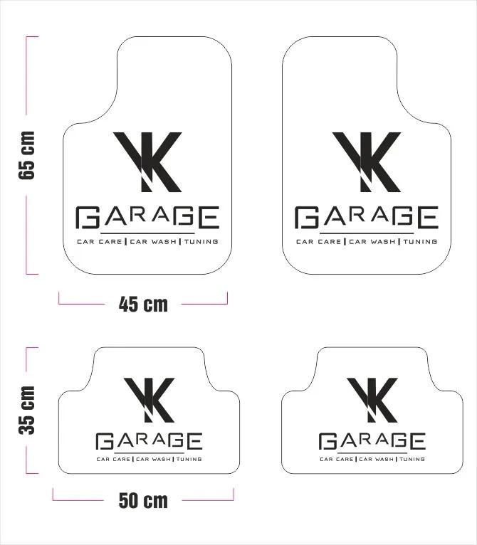 10000 Özel Şekil Tek Renk Oto Paspas