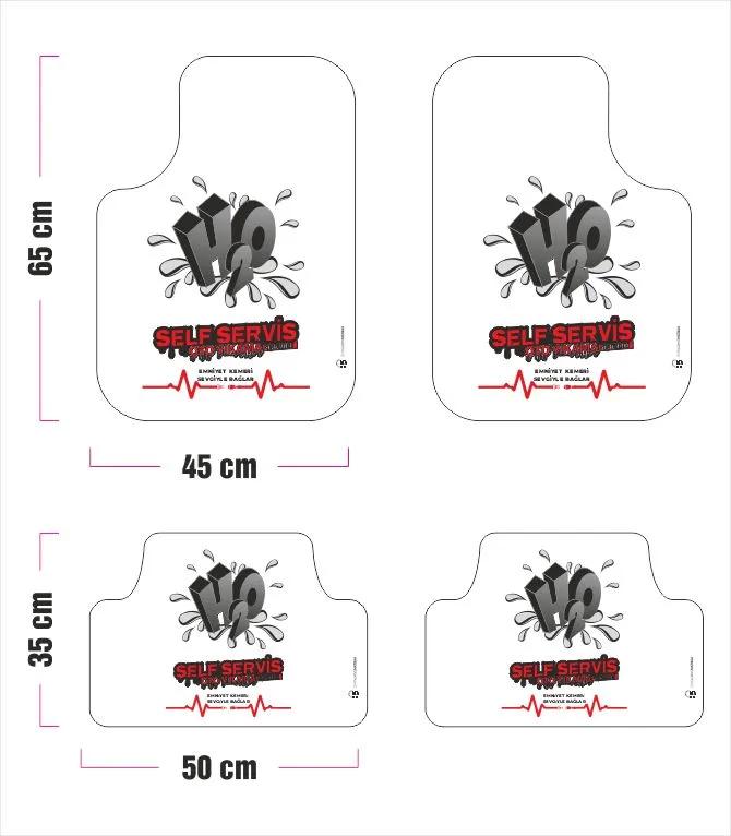 10000 Özel Şekil 2 Renk Oto Paspas