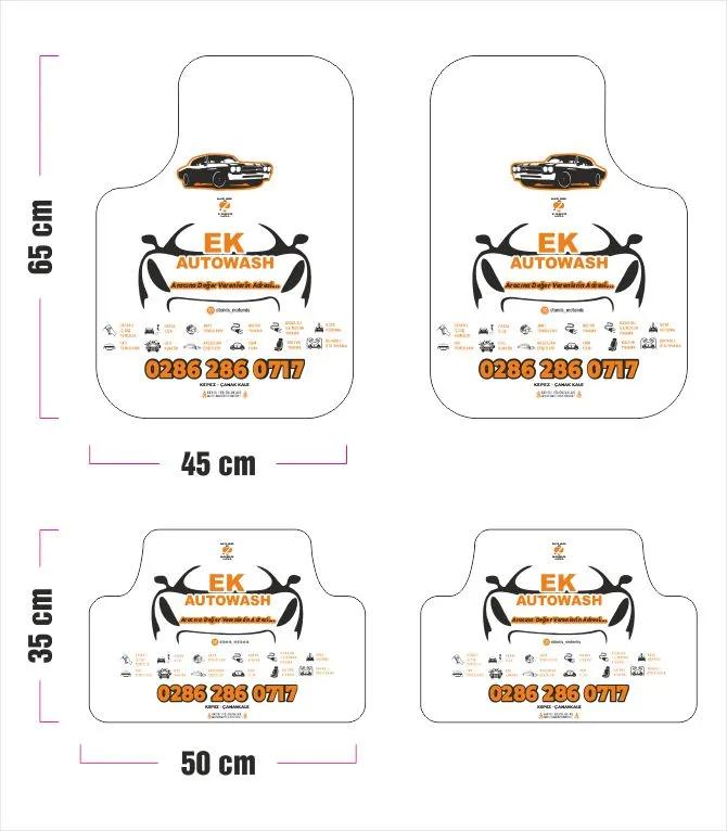 10000 Özel Şekil 2 Renk Oto Paspas