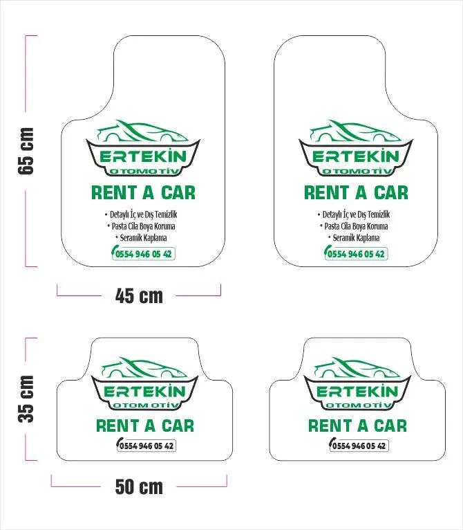 10000 Özel Şekil 2 Renk Oto Paspas