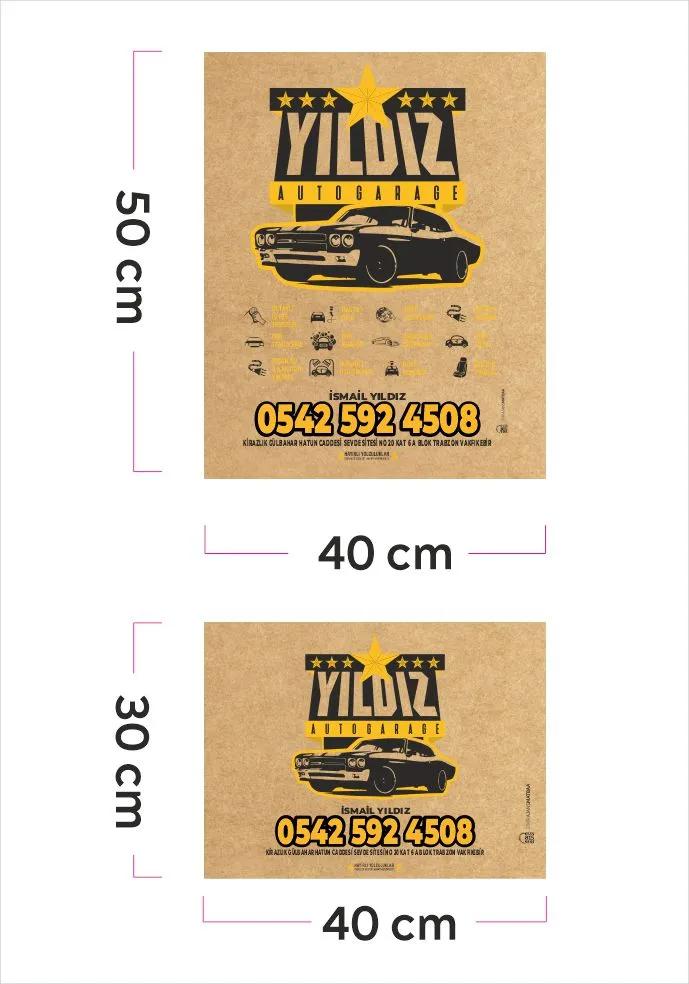 10000 Kraft Kağıt İkili Set 2 Renk Oto Paspas