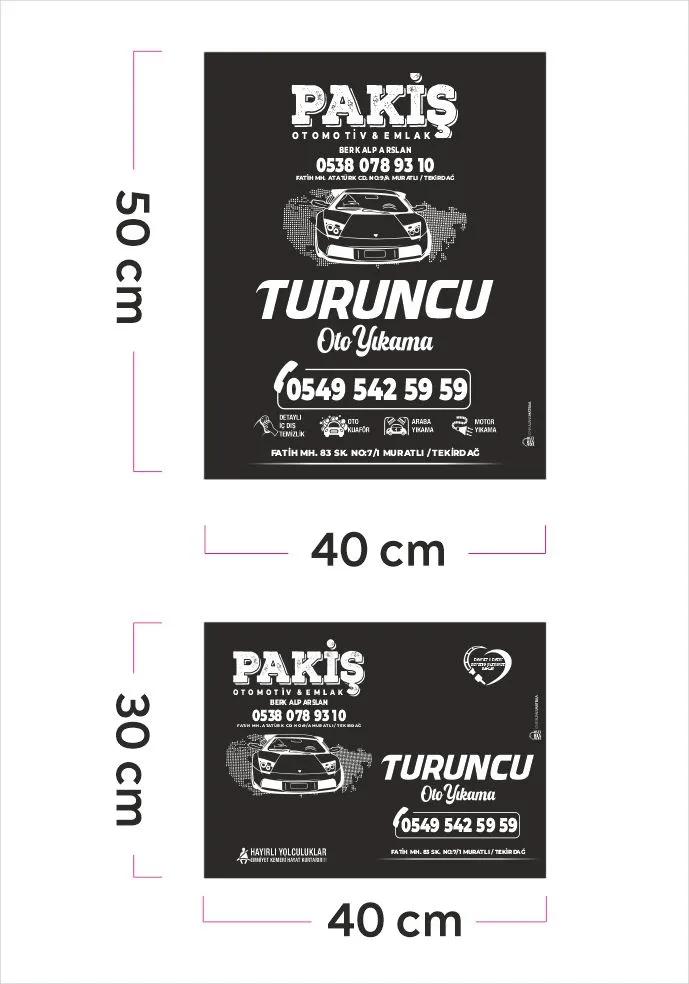 5000 Beyaz Kağıt İkili Set Siyah Zemin Tek Renk Oto Paspas